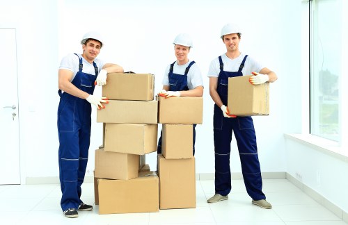 Residential removals support for a flat in Belsize Park