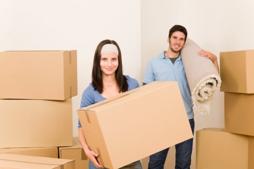 Secure loading and careful handling during a van move