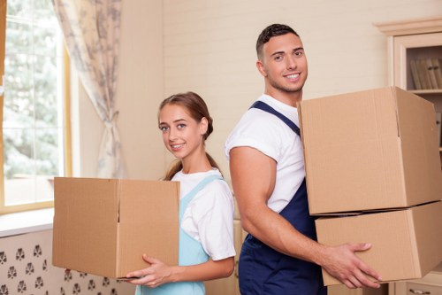 Commercial and office van removals in Belsizepark